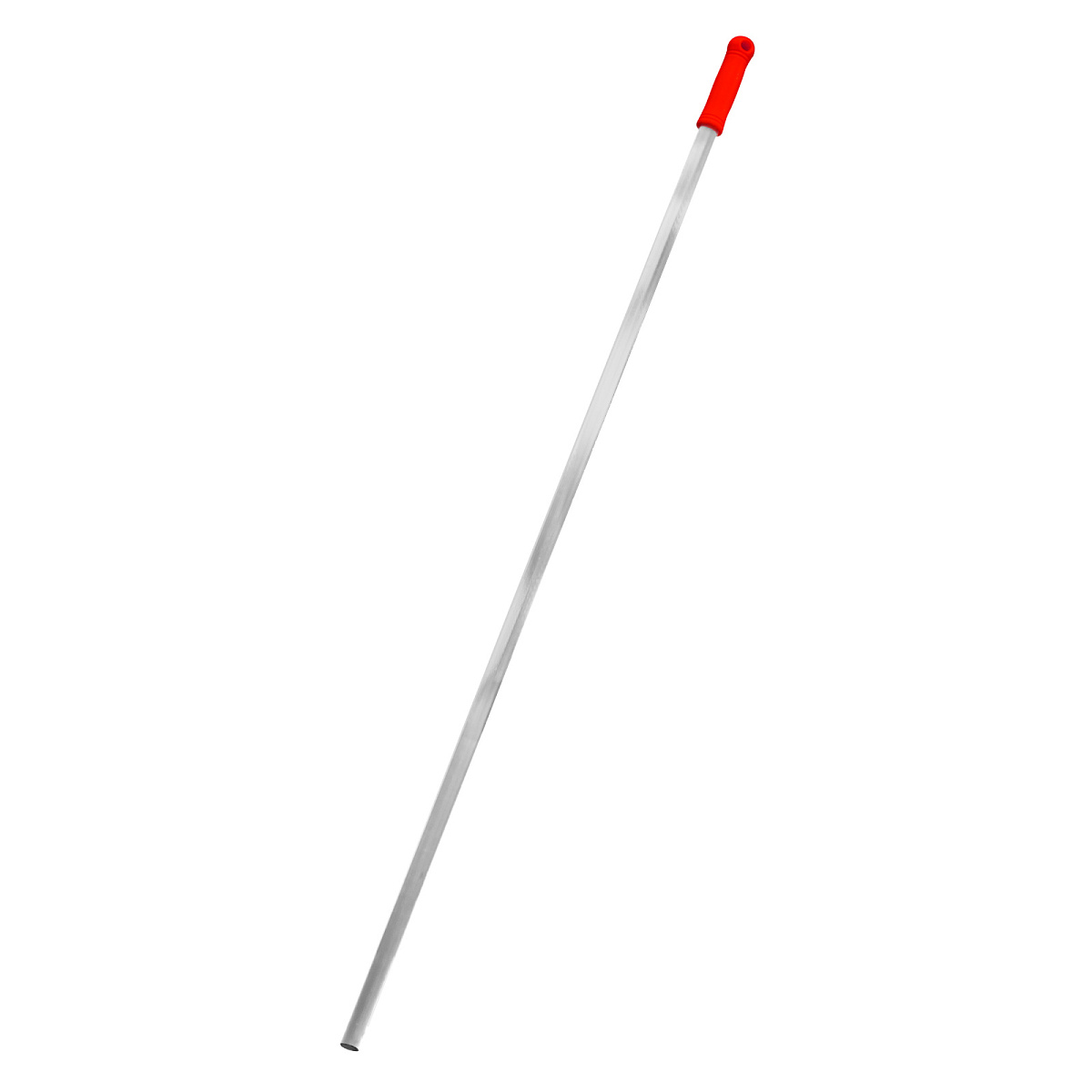 Ручка для держателя мопов, 140 см, d=23,5 мм, анодированный алюминий, красный